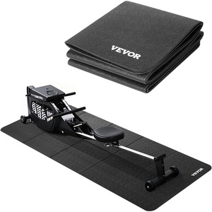 VEVOR Treadmill Mat for Carpet Floor, Exercise Equipment Mat for Treadmills, Stationary & Recumbent Bikes, High Density PVC Floor Protector Gym Mats, Waterproof and Non-Slip for Home Gym(24″x 68″x 0.24″)