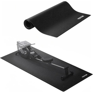 VEVOR Treadmill Mat for Carpet Floor, Exercise Equipment Mat for Treadmills, Stationary & Recumbent Bikes, High Density PVC Floor Protector Gym Mats, Waterproof and Non-Slip for Home Gym(24″x 52″x 0.16″)