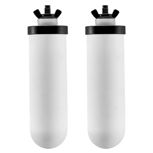 VEVOR Water Filters Replacement, Purification Elements, Ceramic Replacement Filters, Easy to Replace Water Filter, Gravity Water Filter System, Compatible with Most Brands, Pack of 2, White