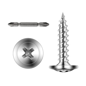 VVEOR Screws, #8 x 3/4 inch Length Self Drilling Drywall to Wood Screw, All Purpose High-Hardness Stainless Steel Wall Anchors with a Phillips Drill Bit, Cross Slot for Home Renovation(300 per Box)