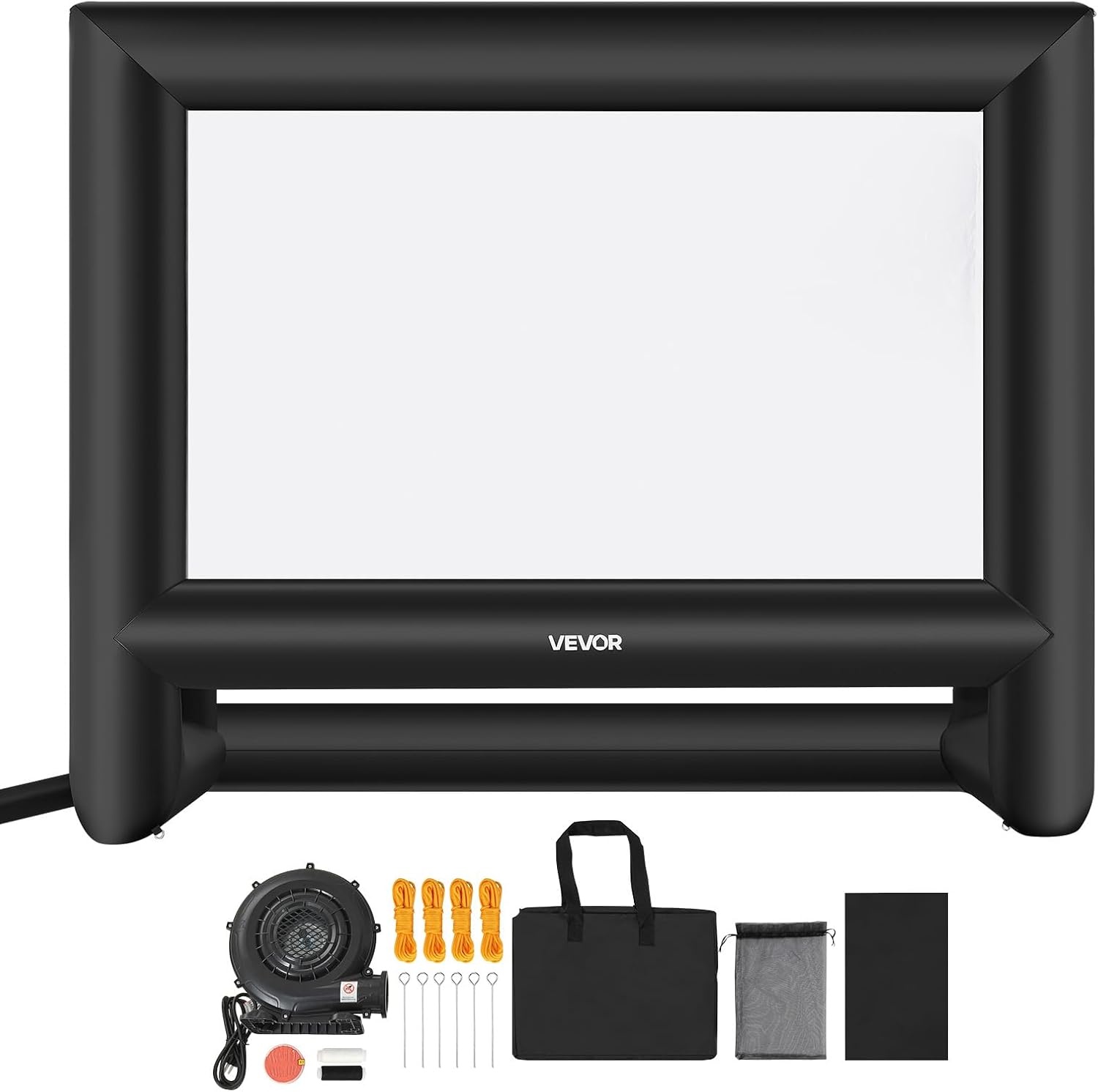 image:imageVEVOR 20FT Inflatable Movie Screen Inflatable Projector Screen with Portable Storage Bag 169 Easy Set Up Movie Projection for Outdoor Backyard Home Theater Theme PartyQCZJ18FTD