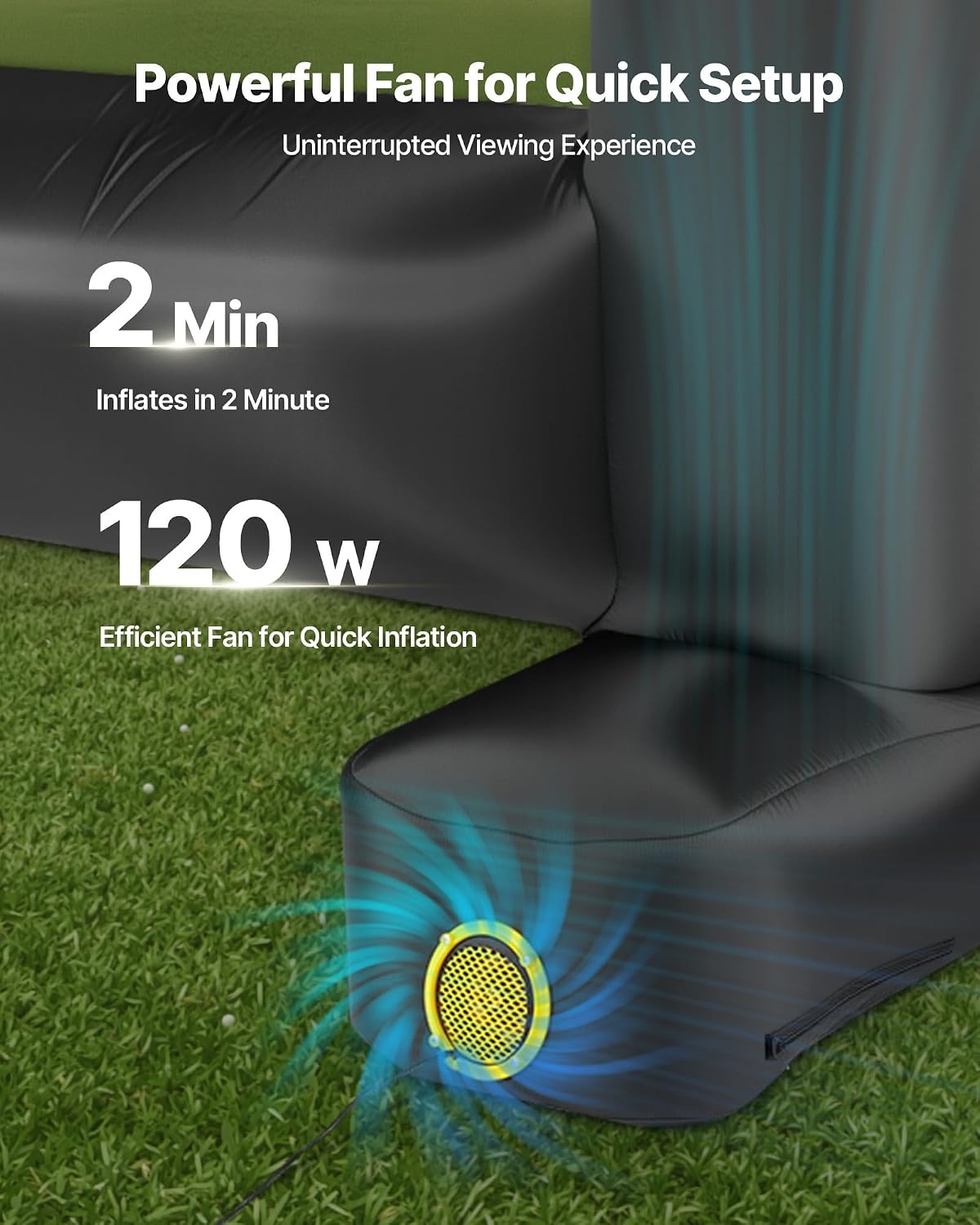 image:imageVEVOR 20FT Inflatable Movie Screen Inflatable Projector Screen with Portable Storage Bag 169 Easy Set Up Movie Projection for Outdoor Backyard Home Theater Theme PartyQCZJ14FTD