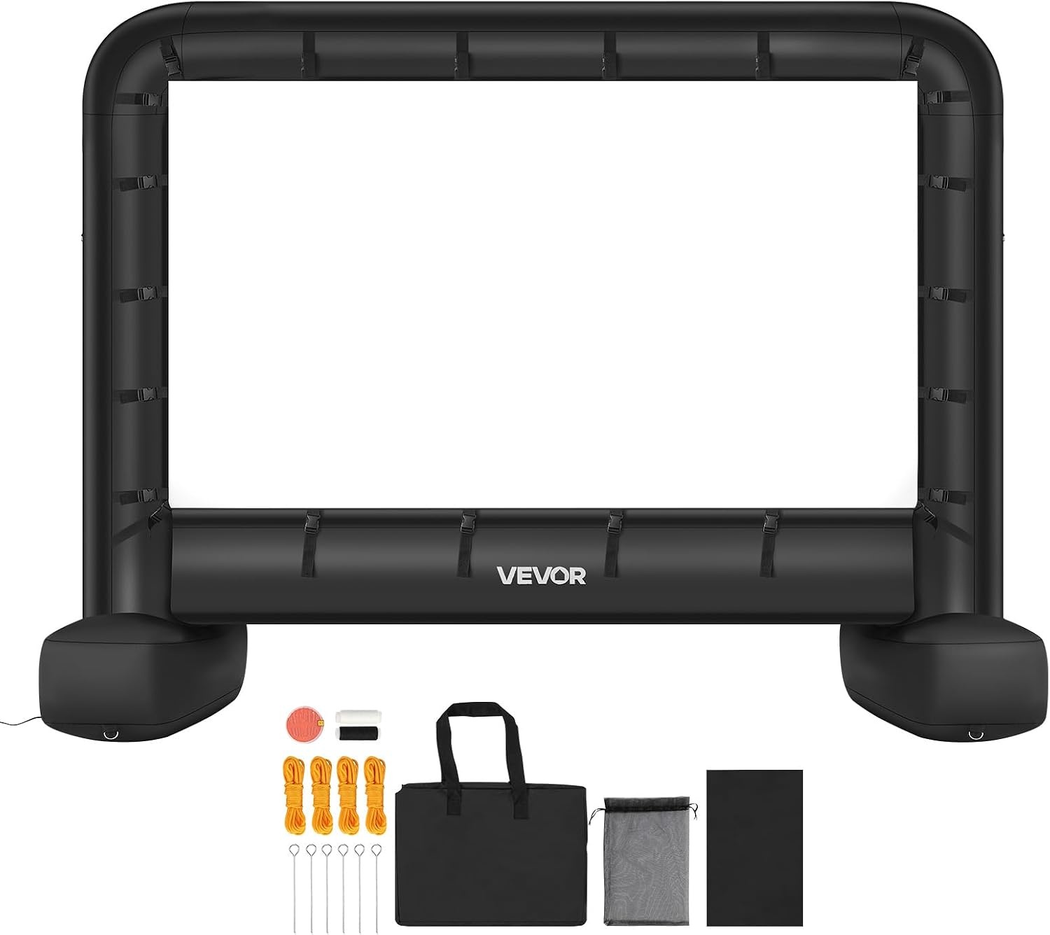 image:imageVEVOR 20FT Inflatable Movie Screen Inflatable Projector Screen with Portable Storage Bag 169 Easy Set Up Movie Projection for Outdoor Backyard Home Theater Theme PartyQCZJ14FTD