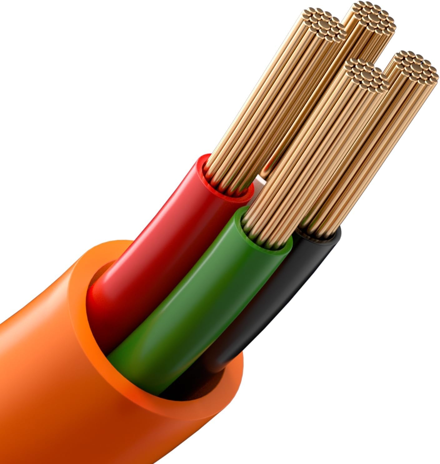 image:imageVEVOR 25 ft Dryer Extension Cord 4Prong NEMA 1430P to 1430R Dryer Cord 125V250V STW 10AWG4C 30A Pure Copper Wire Cable with Black NonWoven Bag and PVC Cable Tie for Outdoor amp Indoor UseOrange