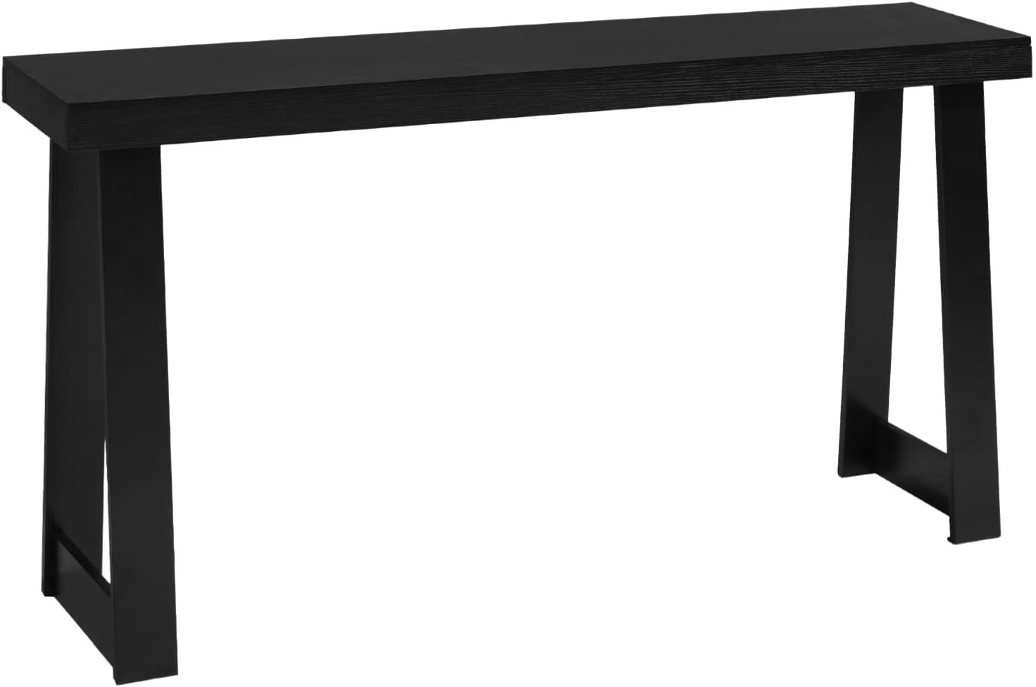 image:imageVEVOR 36 in Console Table Modern Desk Behind The Couch Wooden Rectangle Entrance Desk Narrow Long Sofa Table Accent Stand Ideal for Hallway Bedroom Living Room Foyer Easy Assembly BlackBlack