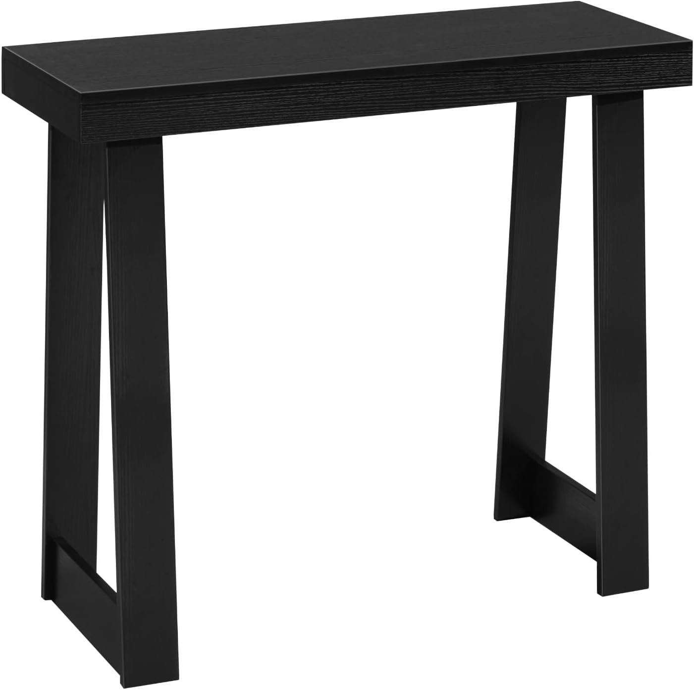 image:imageVEVOR 36 in Console Table Modern Desk Behind The Couch Wooden Rectangle Entrance Desk Narrow Long Sofa Table Accent Stand Ideal for Hallway Bedroom Living Room Foyer Easy Assembly BlackBlack
