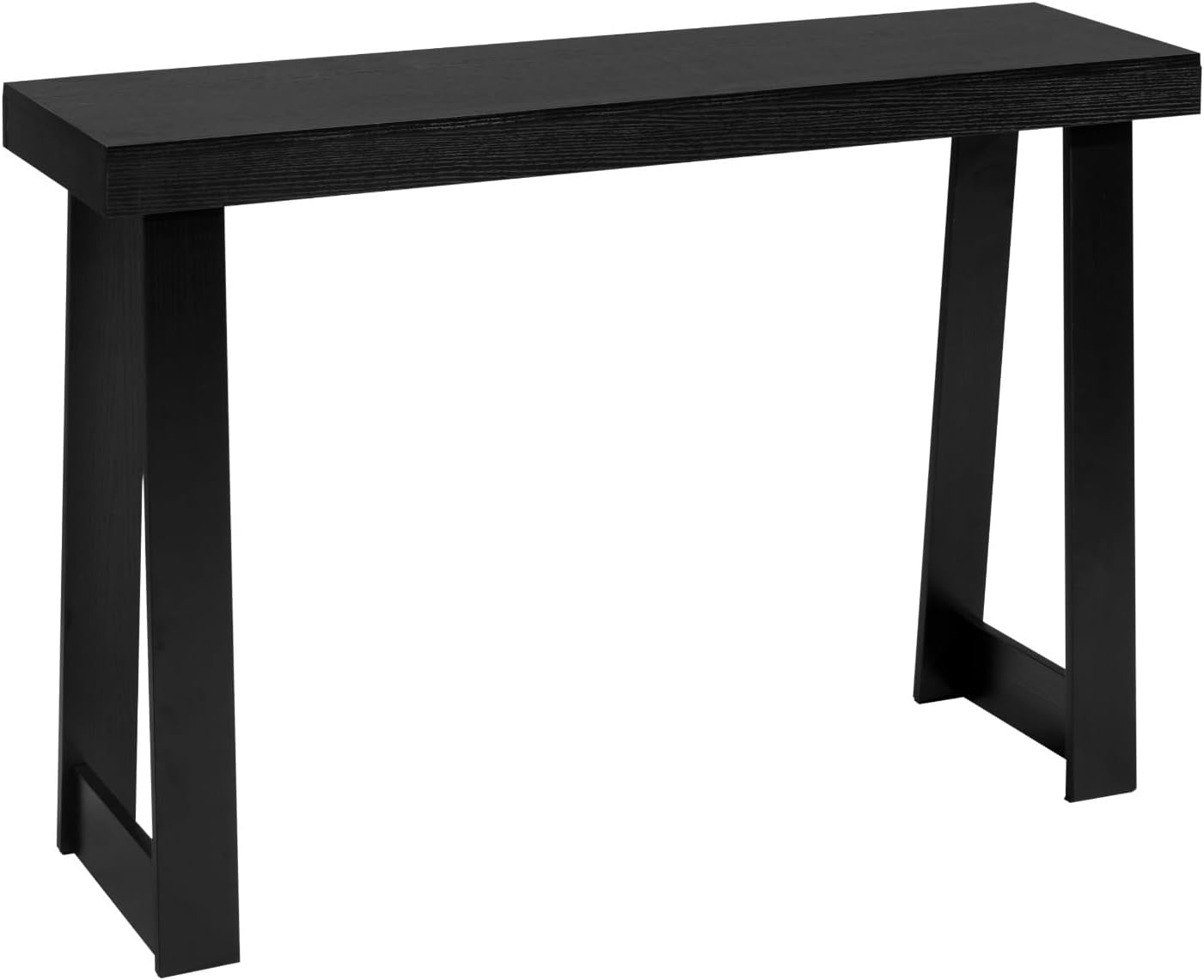 image:imageVEVOR 36 in Console Table Modern Desk Behind The Couch Wooden Rectangle Entrance Desk Narrow Long Sofa Table Accent Stand Ideal for Hallway Bedroom Living Room Foyer Easy Assembly BlackBlack