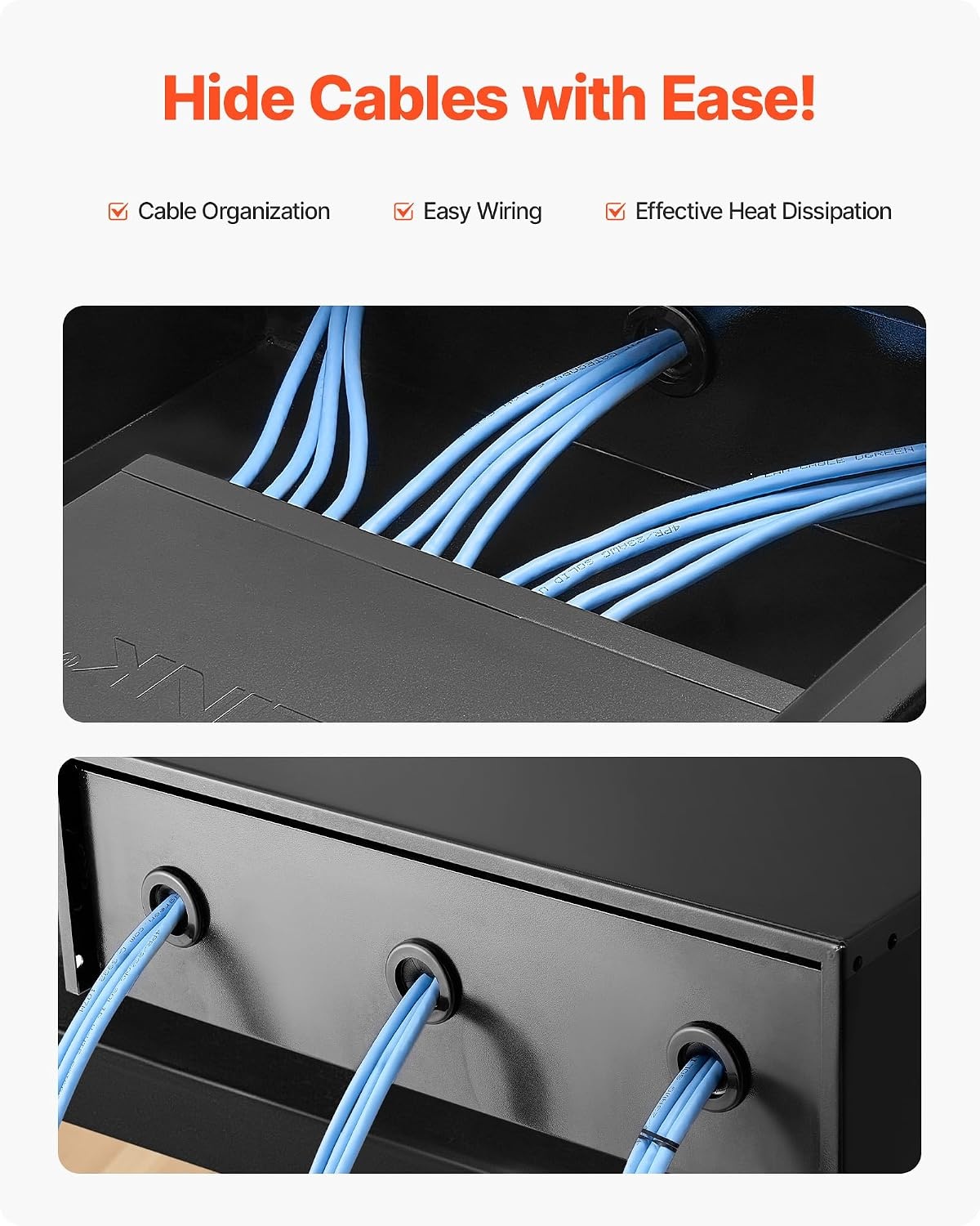 image:imageVEVOR 4U Rack Drawer Lockable Server Cabinet Case 138 Depth Server Rack Mount Drawer for 19 Network EquipmentDJAV Rack or Cabinet Enclosure 50 lbs Max Load with Cable Management Holes3U