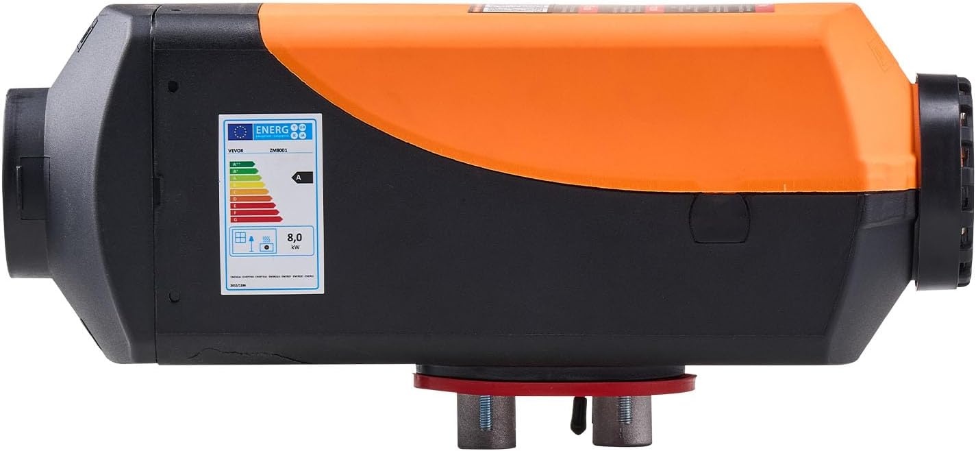 image:imageVEVOR Diesel Air Heater 12V 2KW Integrated Diesel Heater with Remote and LCD Display 10L Tank Compact Diesel Heating Solution Quick Warmup for RVs Trailers Campers Boats and Indoor UseOrange