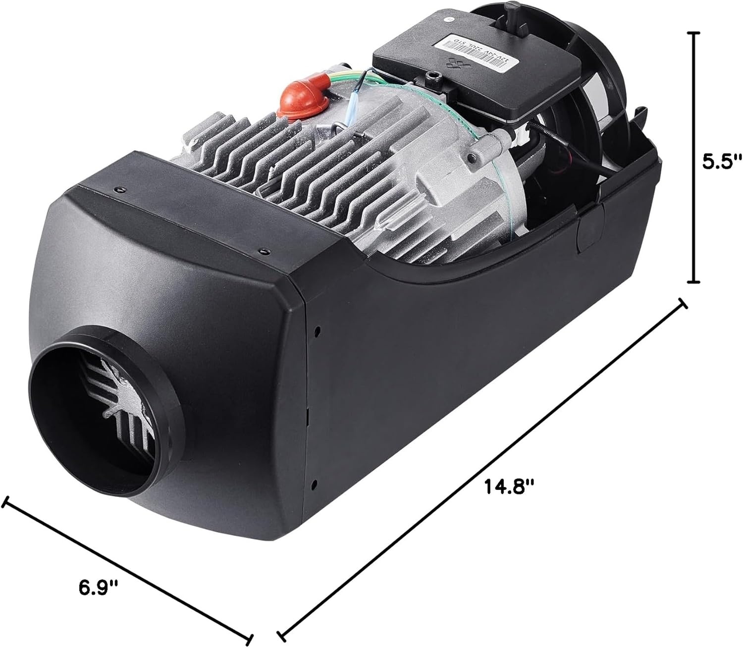 image:imageVEVOR Diesel Air Heater 12V 2KW Integrated Diesel Heater with Remote and LCD Display 10L Tank Compact Diesel Heating Solution Quick Warmup for RVs Trailers Campers Boats and Indoor UseOrange