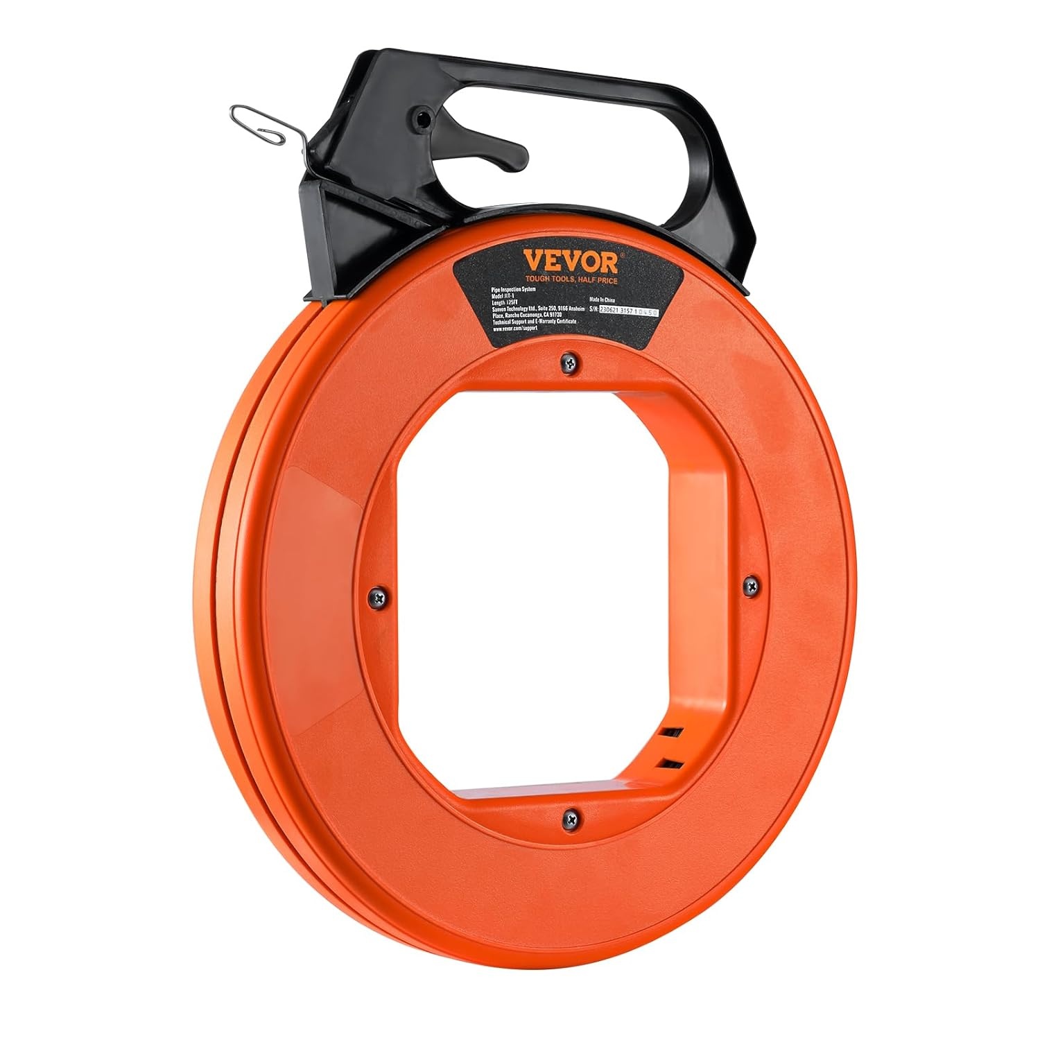 image:imageVEVOR Fish Tape 200 ft 316inch Fiberglass Wire Puller with Optimized Housing and Handle EasytoUse Cable Puller Tool Flexible Wire Fishing Tools for Wall and Electrical Conduit NonConductive240foot 18inch