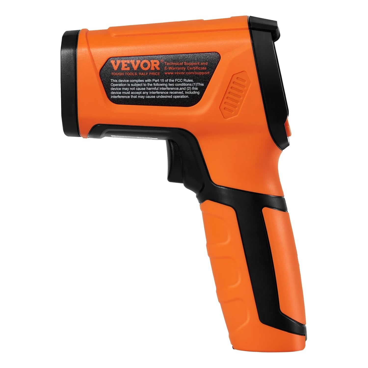 image:imageVEVOR Infrared Thermometer 40F2732F Dual Laser Temperature Gun NonContact Handheld IR Heat Temperature Gun amp Adjustable Emissivity for Metal SmeltingCookingPizza OvenEngine Not for HumanOrange 40F2732F401500