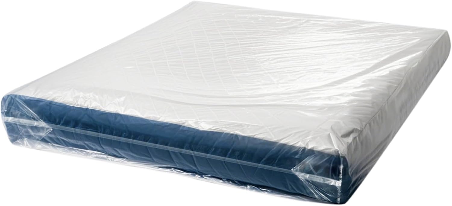 image:imageVEVOR Mattress Bag for Moving Storage 2 Pack Queen 2 Mil Plastic Mattress Bag WearResistant amp Waterproof Plastic Bed Cover with Reinforced Corner Design HeavyDuty Mattress Moving Supplies