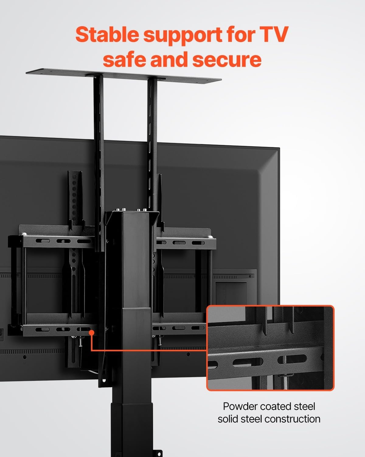 image:imageVEVOR Motorized TV Lift Stand 3270 Inch 120 lbs Max Load Floor Mount Supports Most VESA Patterns Ideal for Offices Living Rooms amp More32 55