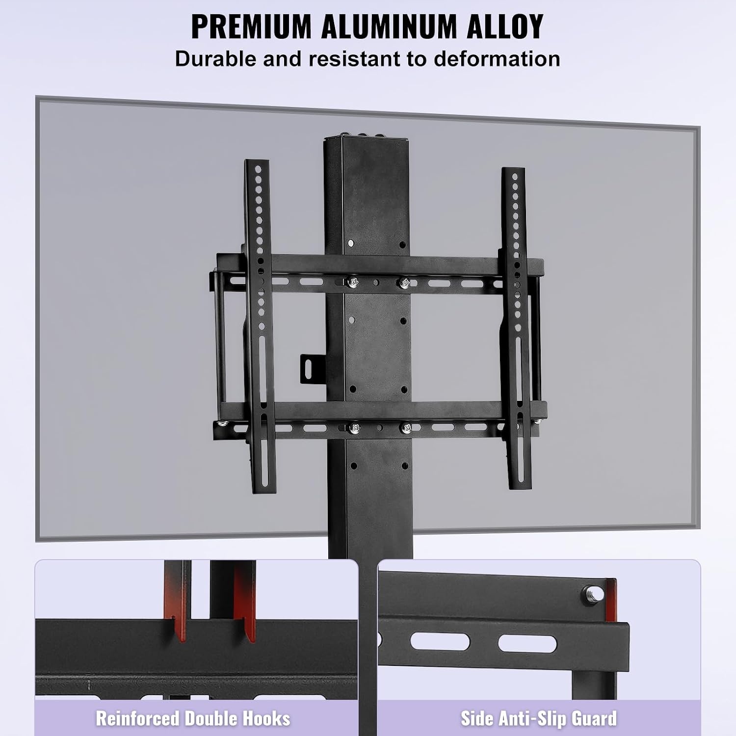 image:imageVEVOR Motorized TV Lift Stroke Length 28 Inches Motorized TV Mount Fit for Max50 Inch TV Lift with Remote Control Height Adjustable 3865 InchLoad Capacity 132 Lbs2657500mm