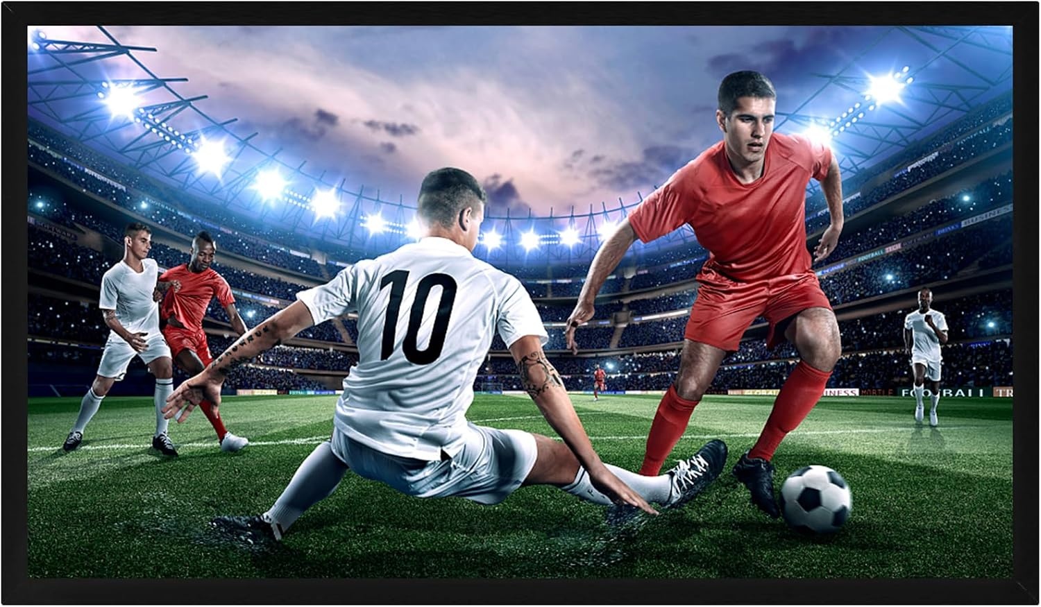 image:imageVEVOR Projector Screen 155inch Outdoor Projector Screen 169 Movie Screen Fixed Frame 3D Projector Screen for 4K HDTV Movie Theater100inch