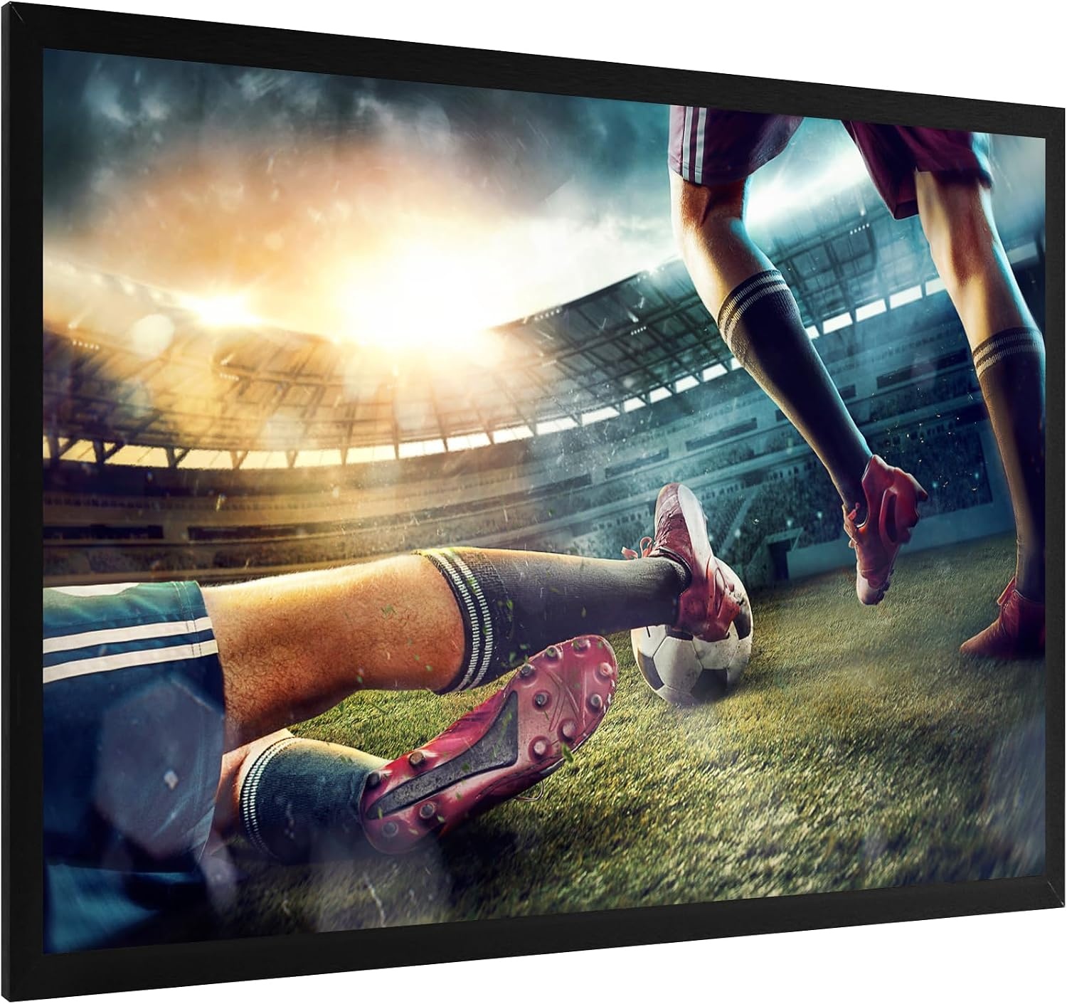 image:imageVEVOR Projector Screen 155inch Outdoor Projector Screen 169 Movie Screen Fixed Frame 3D Projector Screen for 4K HDTV Movie Theater155inch