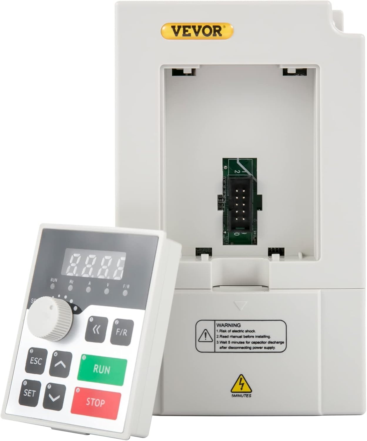 image:imageVEVOR Single Phase to 3Phase Rotary Converter 75HP 21A 208240V InputOutput Rotary Phase Converter Expandable to Higher Horsepower for HeavyLoad Equipment242lbs
