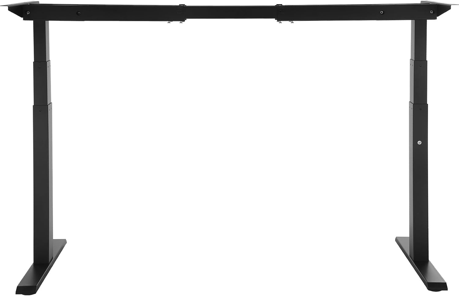 image:imageVEVOR Standing Desk Frame Dual Motor Adjustable 26508 Height amp 433701 Length Electric Stand Up Computer Desk Legs Ergonomic Workstation Base for Home Office 3 Positions Black Frame Only