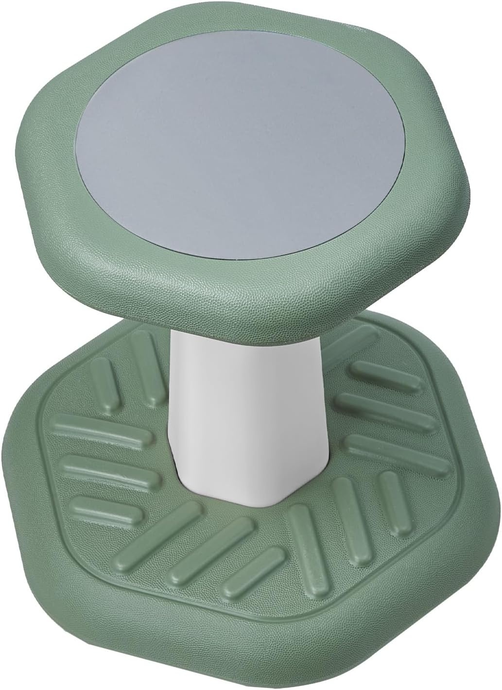image:imageVEVOR Wobble Chair HeightAdjustable 157217 Active Chair Flexible Seating Wobble Stool Made of PVCABS Improves Focus amp Posture Ideal for Schools Office and Home Age 1218 BlackGreen