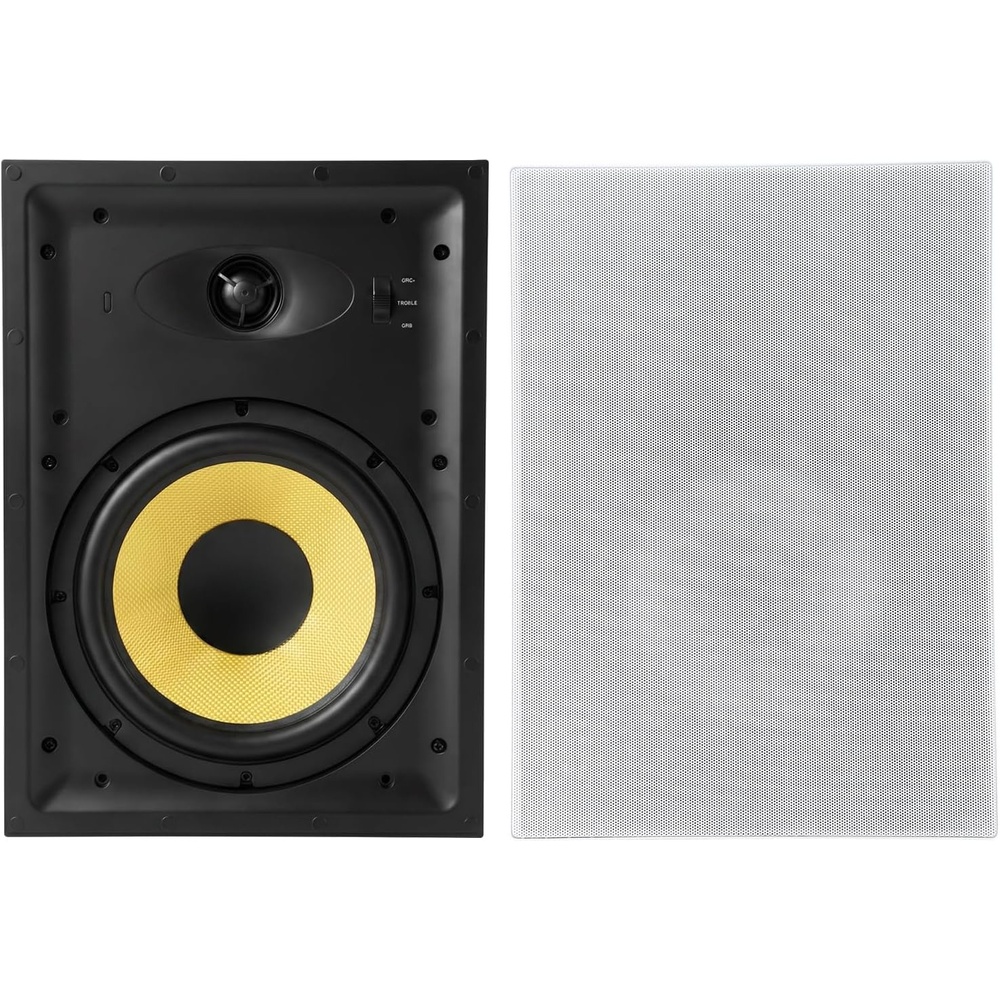 image:imageVEVOR 4 PCs 8 Inch in Ceiling Speakers 400W Flush Mount Ceiling amp inWall Speakers System with 8 Woofer1 Tweeter for Home Kitchen Living Room Bedroom or Covered Outdoor Porches200W2