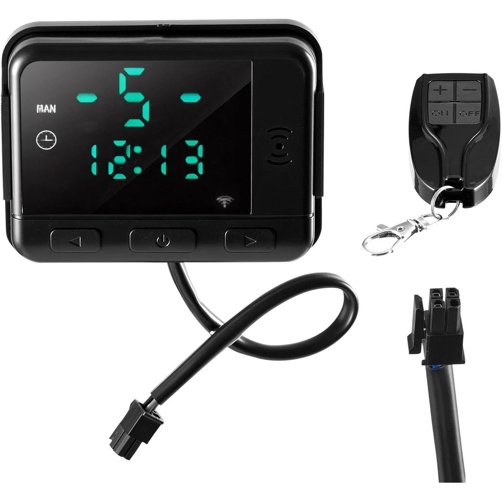 image:imageVEVOR Diesel Air Heater Controller DC5V Universal Diesel Air Heater Controller Thermostat Switch Parking Heaters Controllers with LCD Display and Remote Control Fits for 2KW5KW8KW Diesels Heaters
