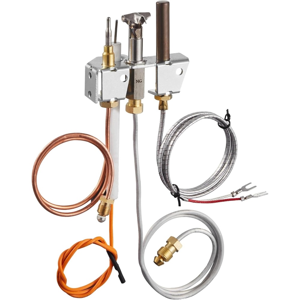 image:imageVEVOR Gas Pilot Assembly OE 10002265 10002264 SRV10002264 Natural Gas amp LPG Ignition Replacement SRV10002264 Kit for Majestic Vermont Castings Temco Dutchwest Monessen Century4021732  25660