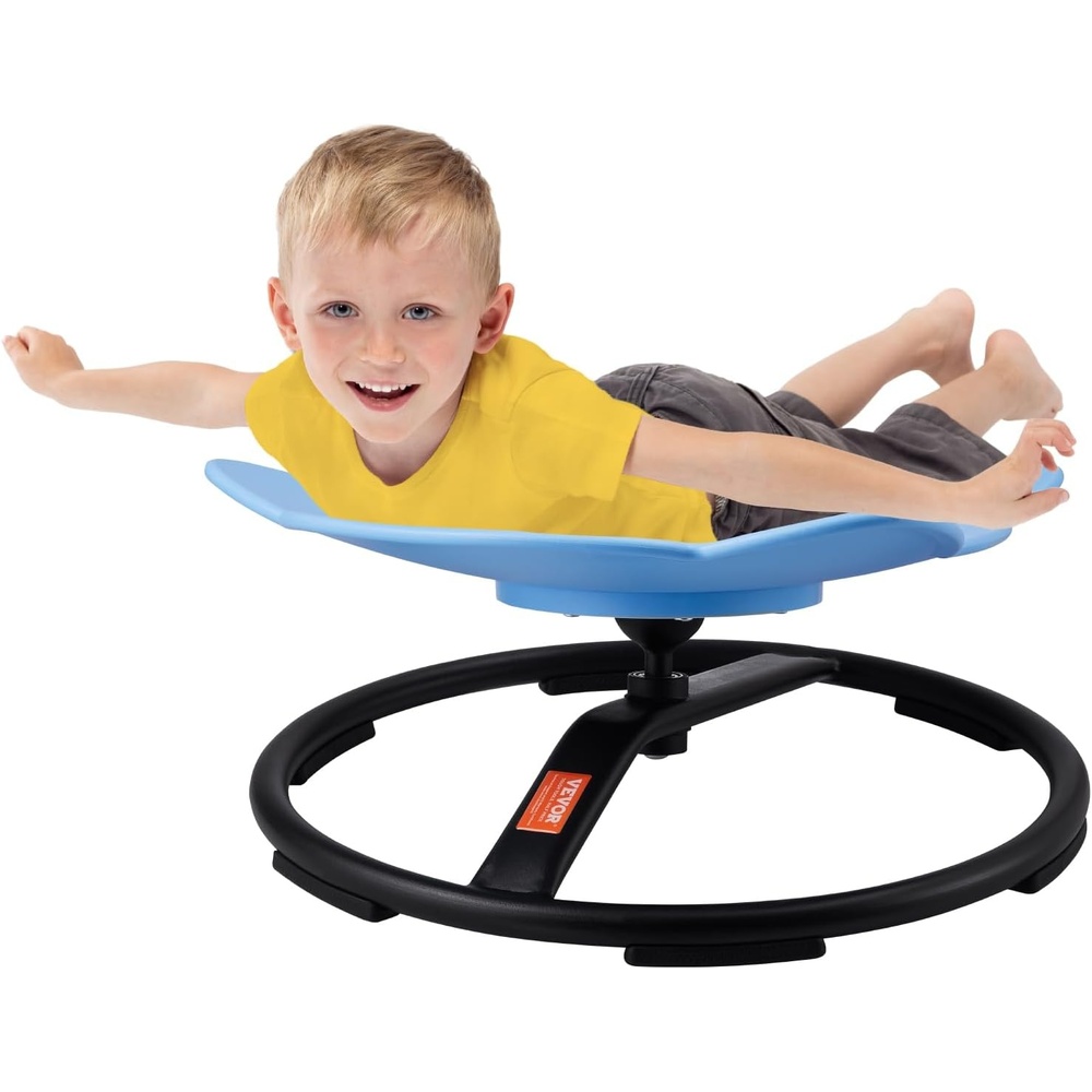 image:imageVEVOR Kids Swivel Chair 220 lbs Capacity Elephant Shape Sensory Spinning Chair Autistic Kids Sensory Toy Seat with NonSlip Metal Base Toddler Sit amp Spin Seat for Coordination Balance Focus RoseBlue