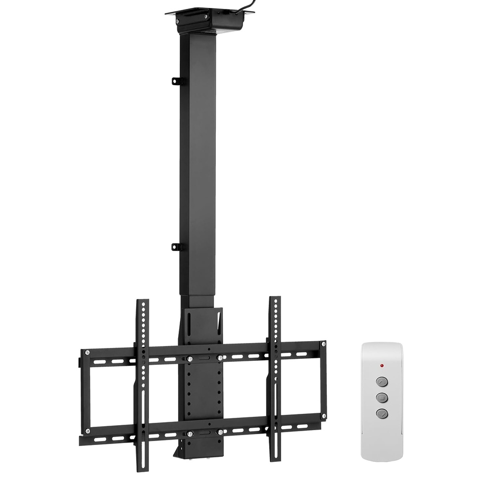 image:imageVEVOR Motorized Ceiling TV Mount TV Wall Mount for 32 to 55 Inch TV Electric Adjustable Ceiling TV Mount Motorized Flip Down TV Mount Bracket with Max VESA 24 x 16 in Fits TVs Up to 120 lbs