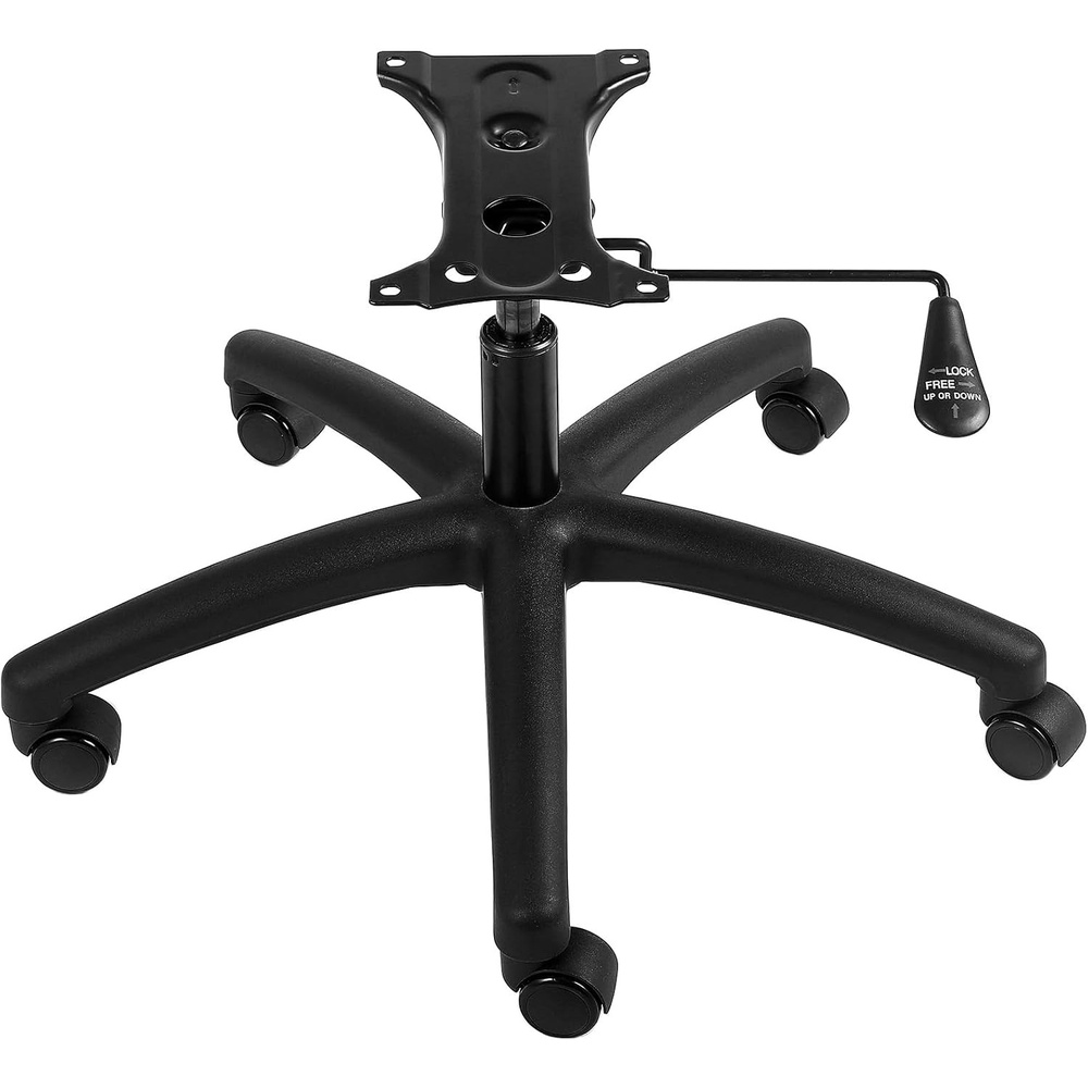image:imageVEVOR Office Chair Base Replacement 28 2500 lbs Static Load Heavy Duty Universal Computer Desk Chair Stool Part With 5 Casters Gas Cylinder amp Seat Plate Black
