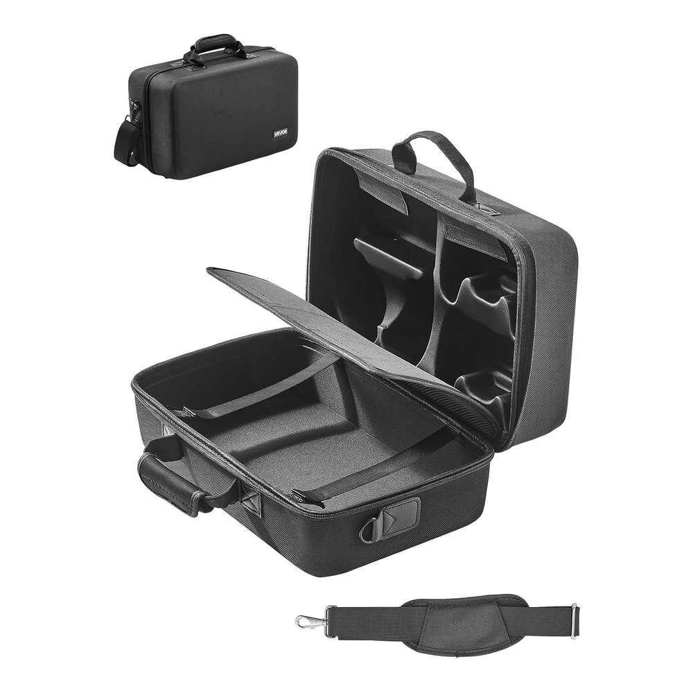 image:imageVEVOR PS5 Carrying Case Travel Bag for Playstation 5 amp PS5 Slim Waterproof Nylon Soft Interior Lining amp Padded Dividers for Extra Protection Spacious Design with Carry Handle for Storage HomeFor Ps5 2020