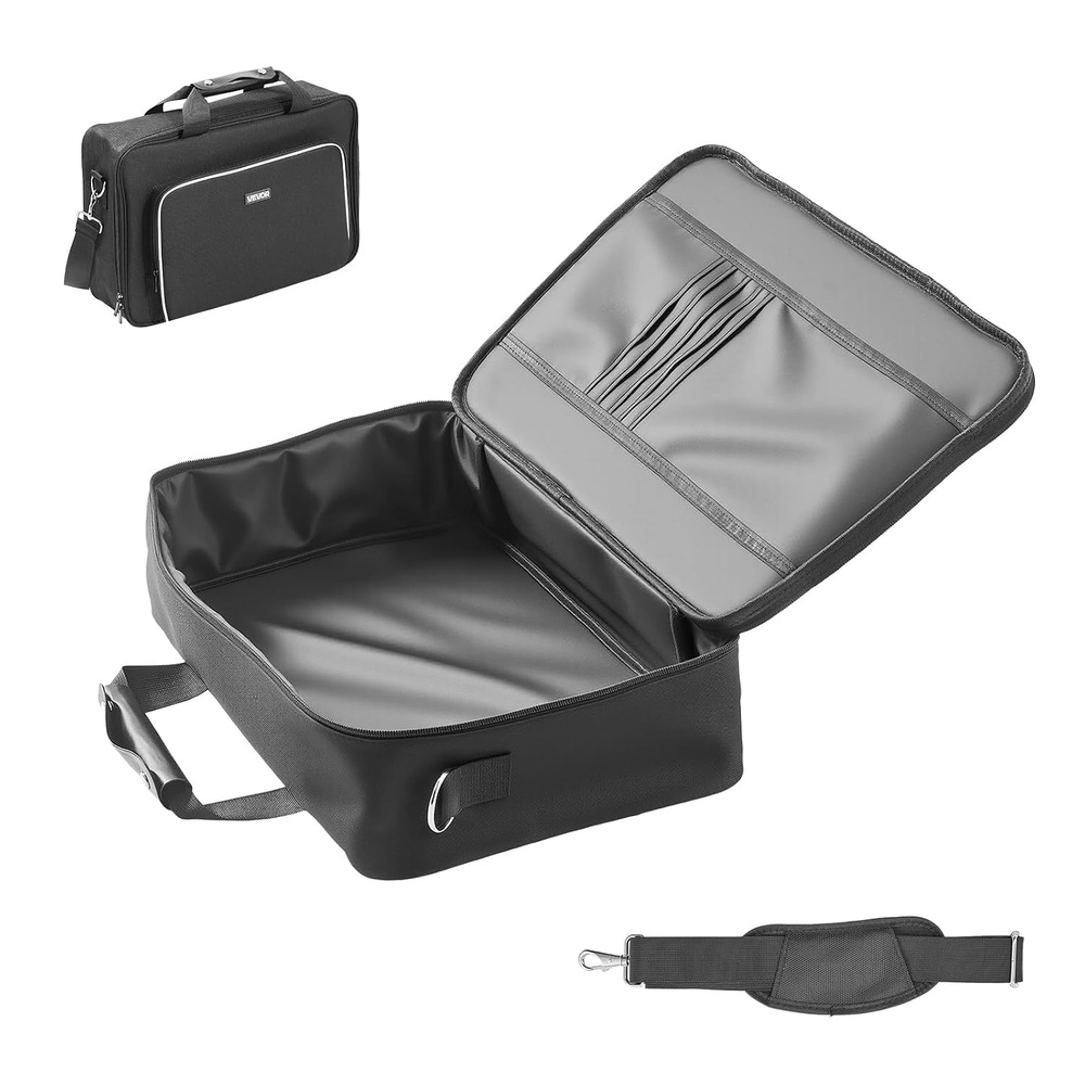 image:imageVEVOR PS5 Carrying Case Travel Bag for Playstation 5 amp PS5 Slim Waterproof Nylon Soft Interior Lining amp Padded Dividers for Extra Protection Spacious Design with Carry Handle for Storage HomeFor Ps5 2020  PS5 Slim 2023