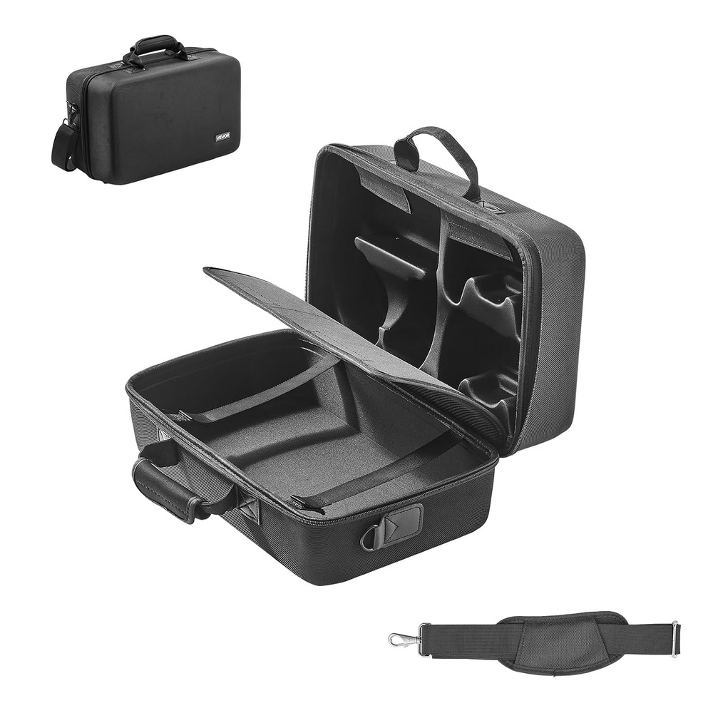 image:imageVEVOR PS5 Carrying Case Travel Bag for Playstation 5 amp PS5 Slim Waterproof Nylon Soft Interior Lining amp Padded Dividers for Extra Protection Spacious Design with Carry Handle for Storage HomeFor Ps5 Slim 2023