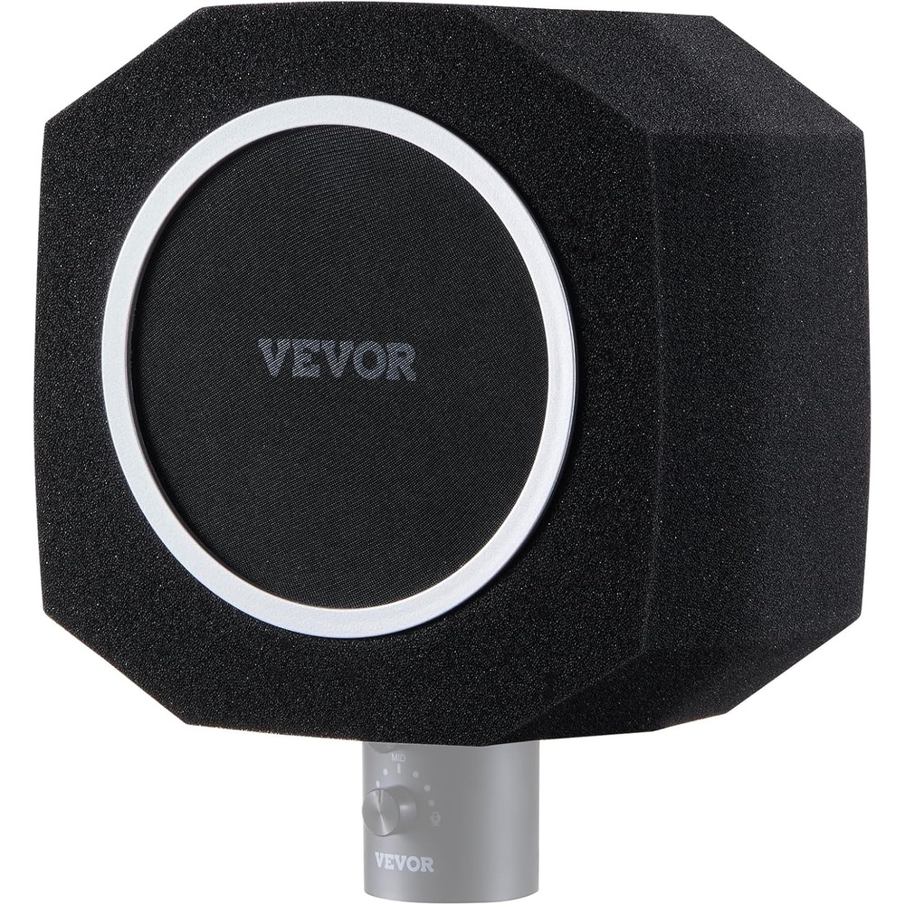 image:imageVEVOR Portable Vocal Booth 656 ft Height Portable Recording Studio with Travel Bag Mobile Tablet Stand Thickened Soundproofing Sound Isolation Booth for EchoFree Vocals Podcasts VoiceoversBlack