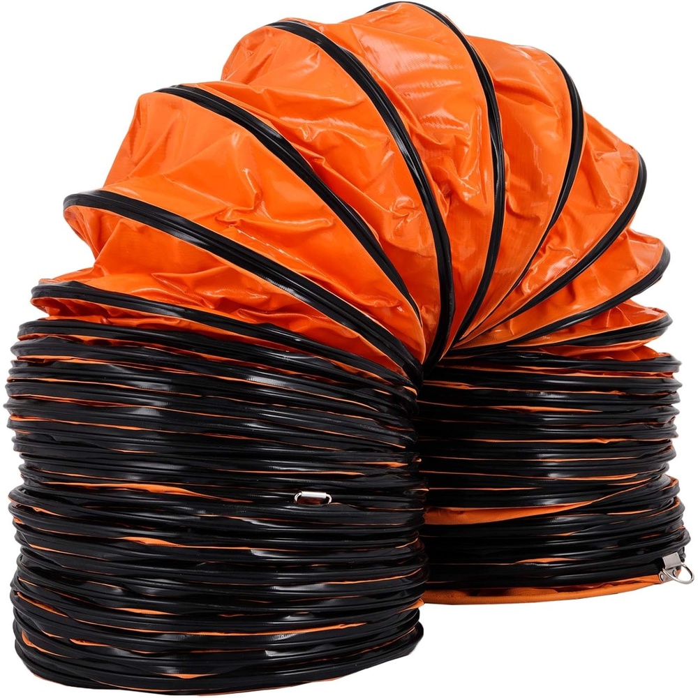 image:imageVevor Ducting Hose 25ft PVC Flexible HVAC Duct Hosing for 10 Inch Utility Blower Exhaust Fan  Industrial amp Scientific12in x 16ft