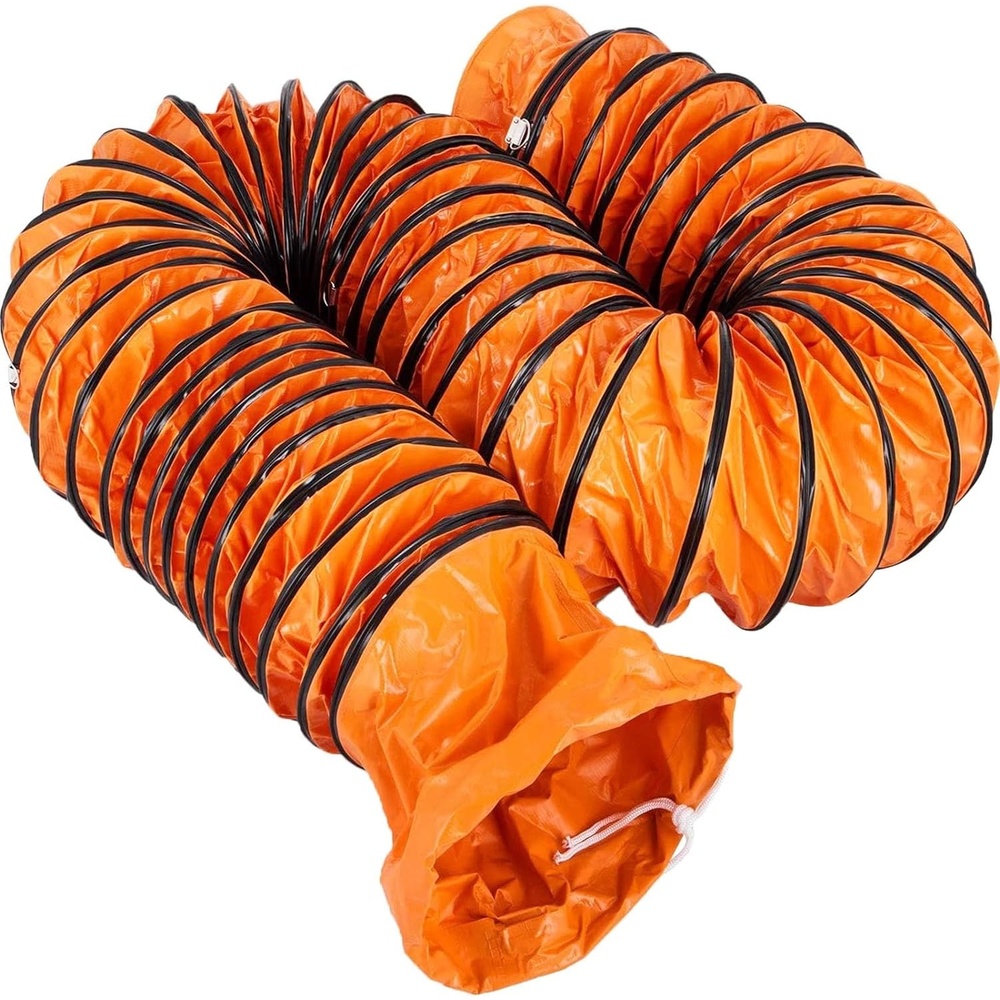 image:imageVevor Ducting Hose 25ft PVC Flexible HVAC Duct Hosing for 10 Inch Utility Blower Exhaust Fan  Industrial amp Scientific12in x 25ft
