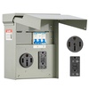 image:imageVEVOR 30 Amp RV Power Outlet Box 125250 Volt Enclosed Lockable Outdoor RV Receptacle Box NEMA TT30R Weatherproof Electrical Panel for RV Camper Trailer Motorhome Electric Car  for Camper Trailer Motorhome Weatherproof Enclosed amp Lockable Power Box NEMA TT30R Easy Installation with Password Lock5020 Amp