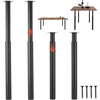 image:imageVEVOR Adjustable Table Legs 28433 in Steel Furniture Legs 1200 lbs Max Load Heavy Duty Quick Installation Ideal for Home Office Desk DIY Coffee Dinner Bar Tables Workbenches Set of 4 Black