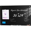 black glass whiteboard