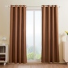image:imageVEVOR Natural Linen Curtains 52 x 84 inch 2 Panels Set Grommet Light Filtering Thick Flax Textured Linen Drapes Privacy Burlap for Living Room Bedroom Farmhouse Sunroom Office Window CurtainBrown
