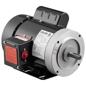 VEVOR 0.5 HP Electric Motor, 1725RPM Air Compressor Motor, CW/CCW Rotation, 5/8 inch Shaft Diameter, 1.88inch Shaft Length, 2.07N.m Torque, Single-Phase, TEFC Cooling, 115V/230V, 56 Frame(1)