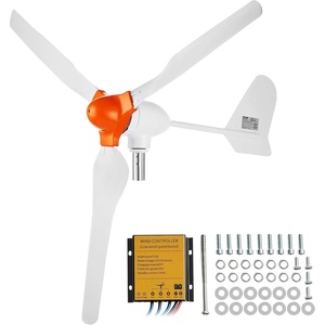 VEVOR 12V-500W Wind Turbine Generator Kit with Anemometer, 3-Blade Wind Power Generator, MPPT Controller & Adjustable Windward Direction, Suitable for Home, RVs, Boats, Farm(12V 800W 3-Blade)
