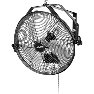 VEVOR 18 Inch Industrial Wall Mount Fan, High Velocity 4000 CFM with 3 Speeds, Powerful Motor Garage Wall Fan with Aluminum Blades for Workshop, Warehouse, Greenhouse, Commercial(14 in)