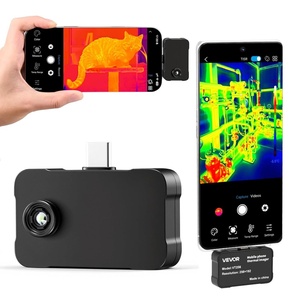 VEVOR 2025 Upgraded Thermal Camera for Android,Pro Thermal Imaging Camera with Macro Lens, Infrared Camera with 320 x 240 TISR Super Resolution, 15X Zoom, Thermal Imager for Phone (P2 Pro Android)(Large)