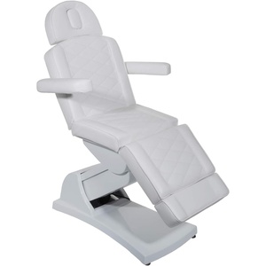 VEVOR 4 Motors Electric Facial Chair Full Electrical Massage Table Dental Bed Aesthetic Adjustable Reclining Chair for Podiatry Tattoo Spa Salon All Purpose Bed Chair (White)