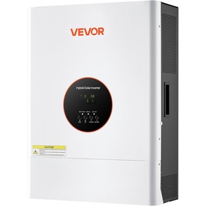VEVOR 4000W Hybrid Solar Inverter, 24V DC to 230V AC Single-Phase, Pure Sine Wave Power Inverter, with Built-in 120A MPPT Solar Charge Controller, WiFi Module, for Lead Acid Lithium Battery Off-Grid(48V to 120V/240V 6400W)