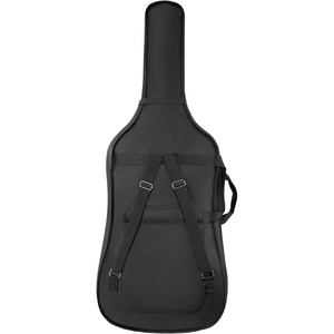 VEVOR 4/4 Full Size Cello Case, Lightweight Portable Travel Carrying Bag, with Dual Shoulder Straps, Anti-Scratch, Professional Cello-Shape, for Cello, Black(Nylon Waterproof)