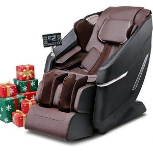VEVOR 4D+3D Full Body Massage Chair – SL Track, AI Voice Control, Electric Extendable Footrest, Yoga Stretch, TFT Touchscreen, Home Relaxation(3D – SL Track)