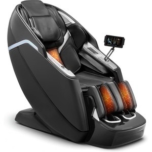 VEVOR 4D+3D Full Body Massage Chair – SL Track, AI Voice Control, Electric Extendable Footrest, Yoga Stretch, TFT Touchscreen, Home Relaxation(3D+4D)