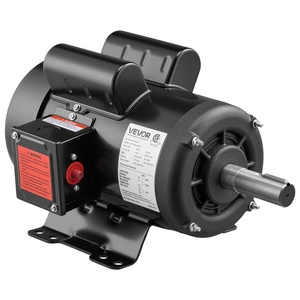 VEVOR 5 HP Electric Motor, 1725RPM Air Compressor Motor, CW/CCW Rotation, 1.125 inch Shaft Diameter, 2.75inch Shaft Length, 20.7N.m Torque, Three-Phase, TEFC Cooling, 230V/460V, 184T Frame(1)